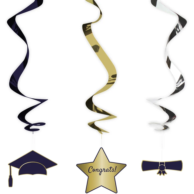 Hangdecoratie Academic Elegance (3st)