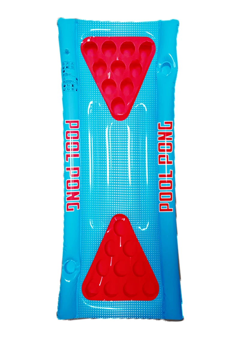 Beerpong Luchtbed Drankspelletje (166cm x 77cm)