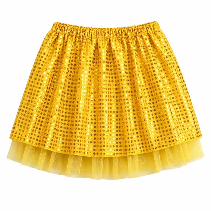 Tutu glitter goud maat M/L