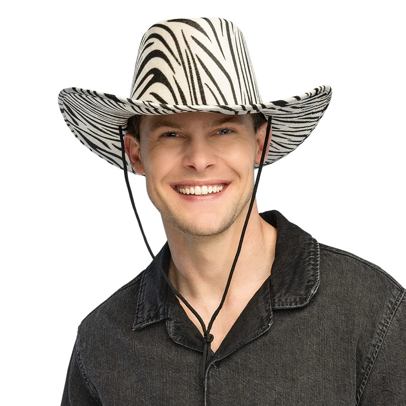 Cowboyhoed zebraprint