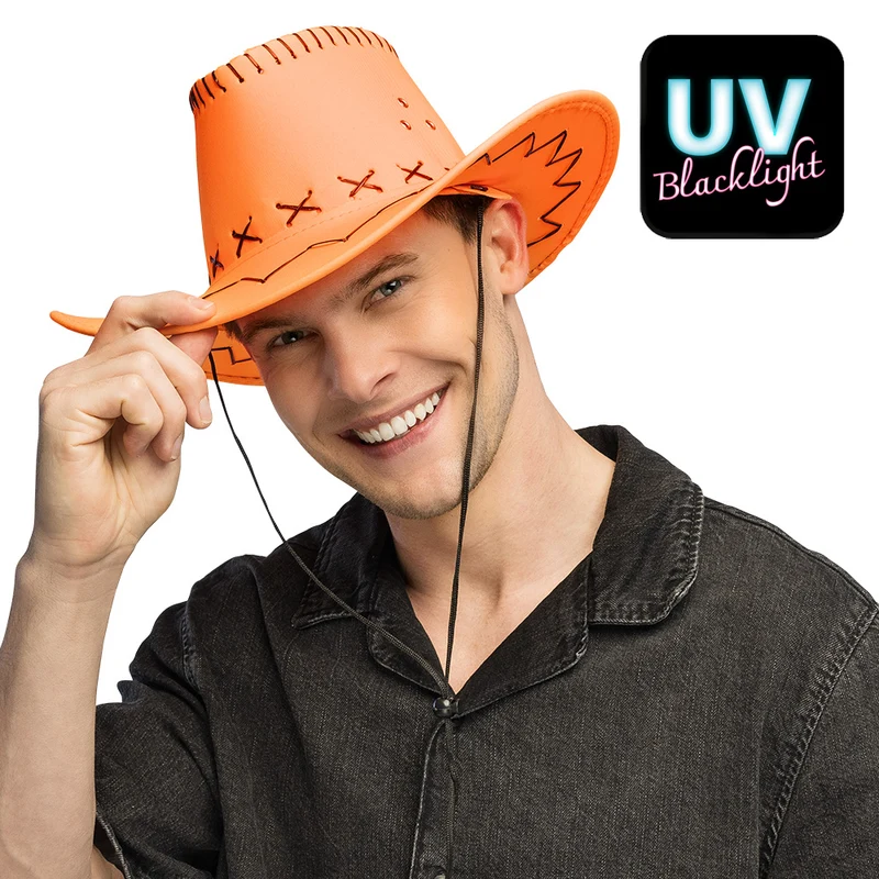 Neon cowboyhoed Savanne neonoranje (UV)