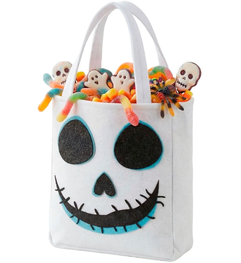 Trick-or-treat tas spook wit kinderen