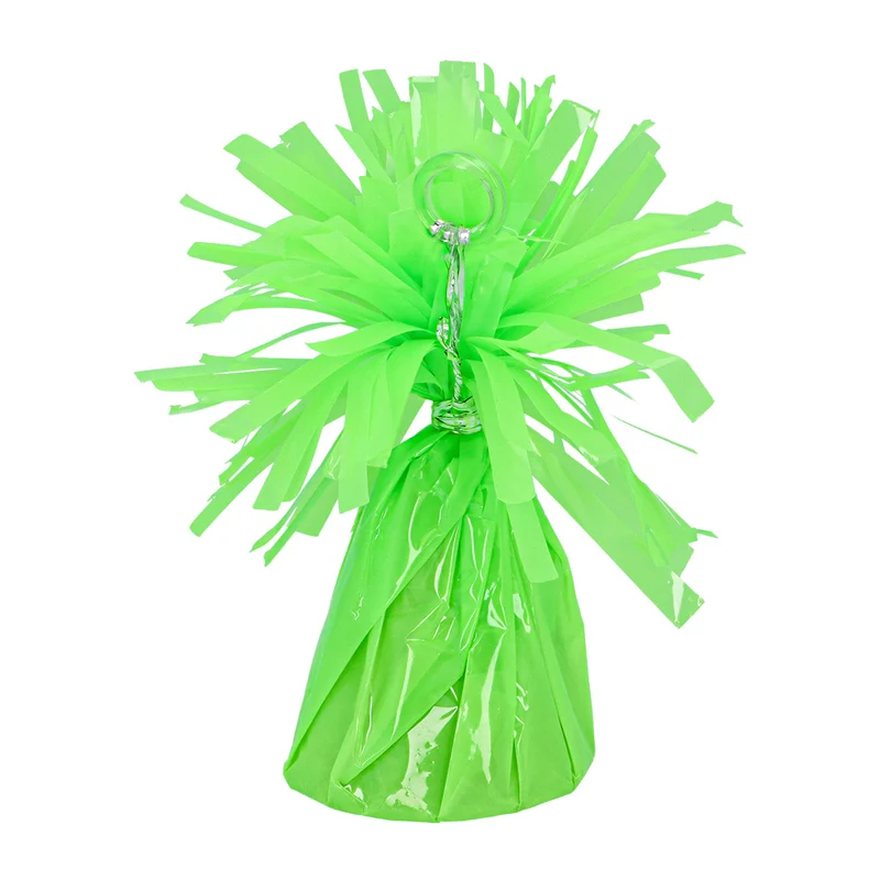 Neongroen ballongewicht (folieballonnen)