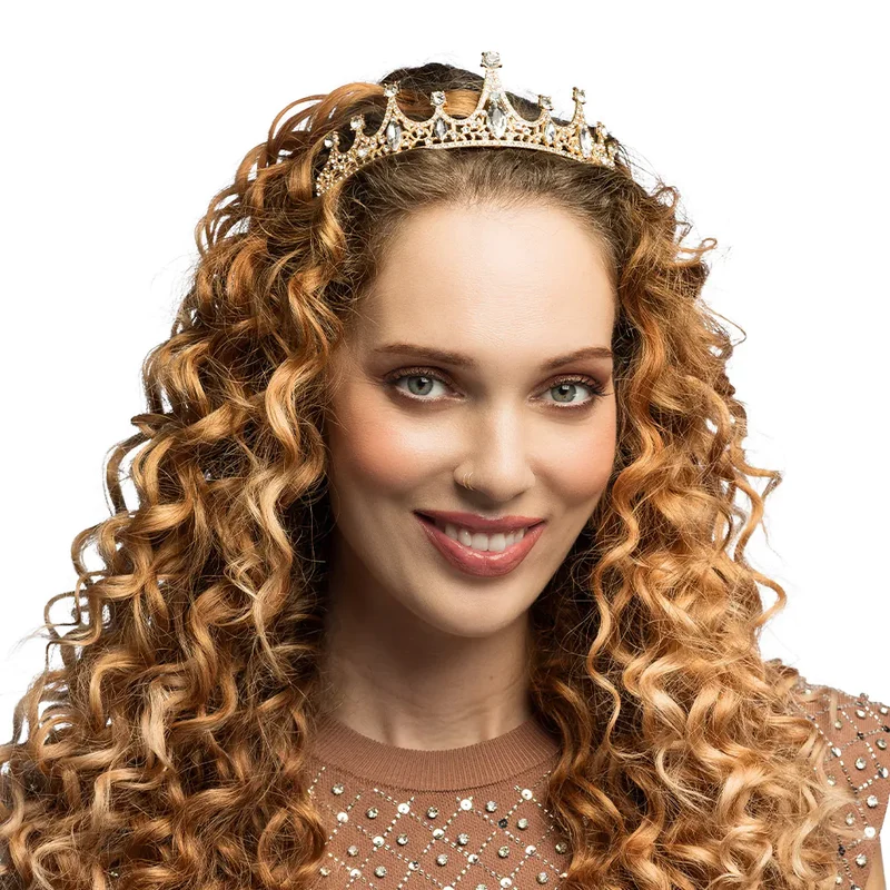 Metalen tiara Royal Julia