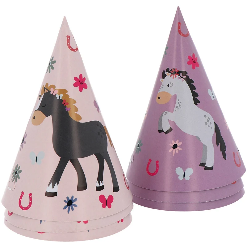 Feesthoedjes Happy Horses (6st)