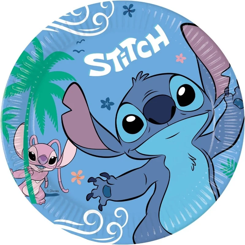 Bordjes Stitch & Angel 23cm (8st)