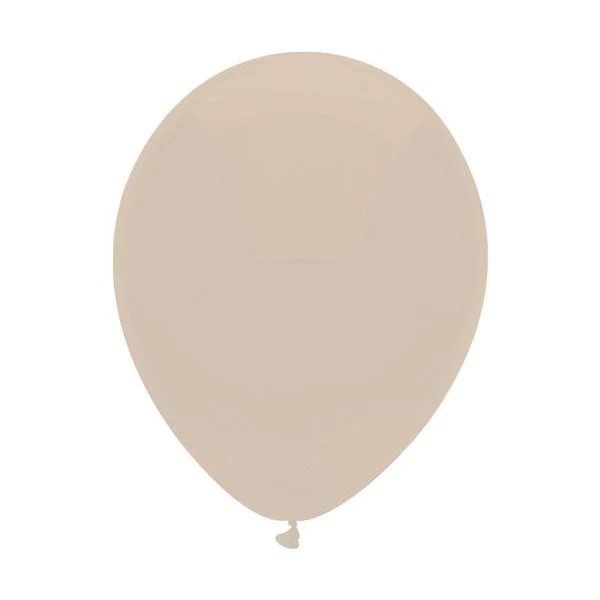 Beige ballonnen 10 stuks 30cm