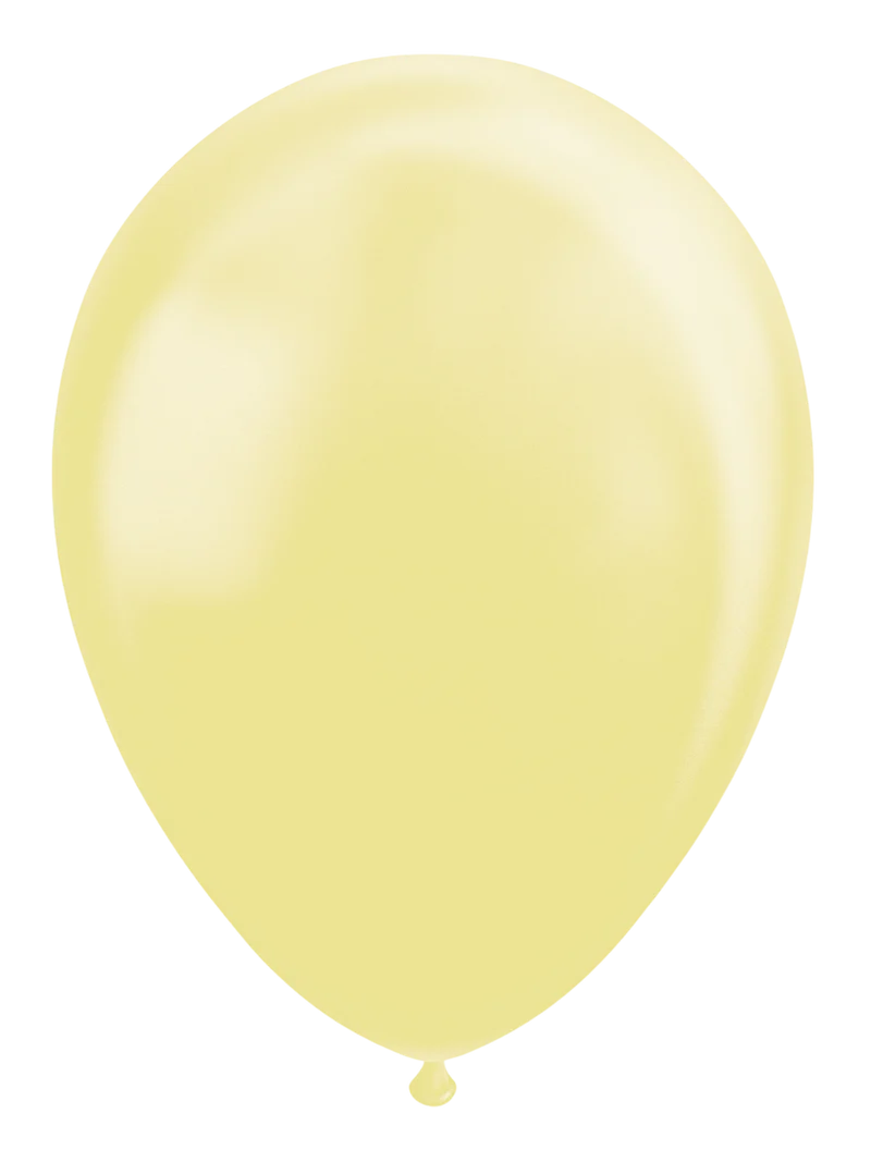 Gele Macaron Ballonnen (50st)
