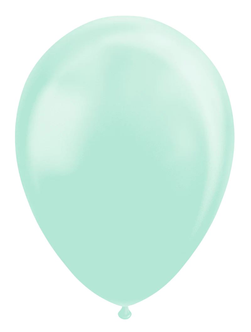 Mint Groene Macaron Ballonnen (50st)