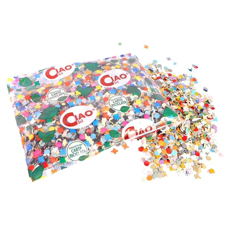Zak confetti Party multikleur