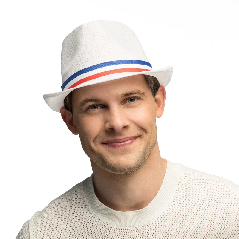 Hoed Funky Frankrijk tricolor
