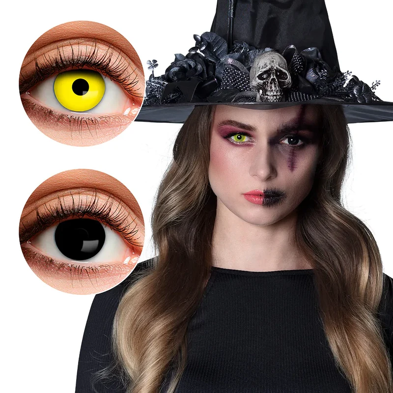 Paar 3-maands duolenzen Crazy witch