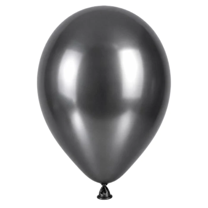 Ballonnen metallic zilver 30 cm - 20 stuks