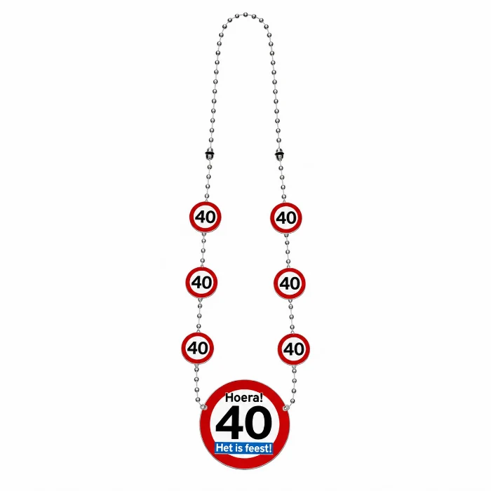 Ketting Hoera 40