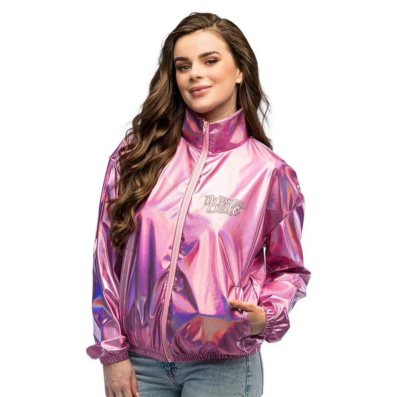 Jasje 'Team bride' roze met pailletten
