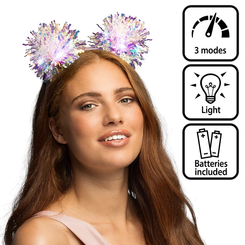 LED diadeem Sparkle multikleur