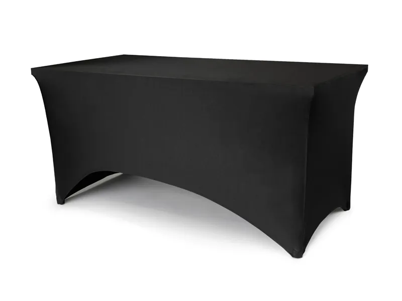 Tafelhoes Zwart Stretch Spandex 183x76x74cm