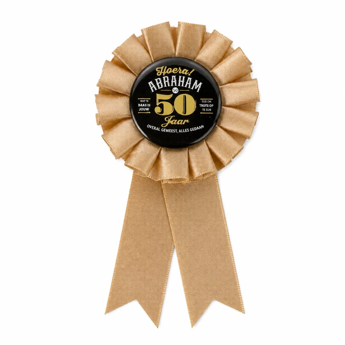 Rozet Abraham 50 jaar
