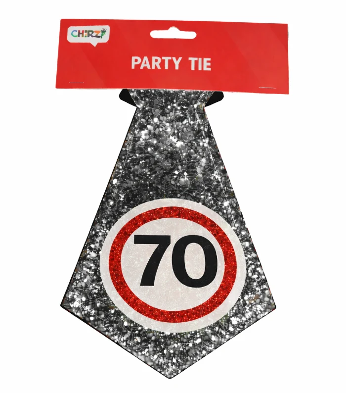 Stropdas 70 jaar verkeersbord