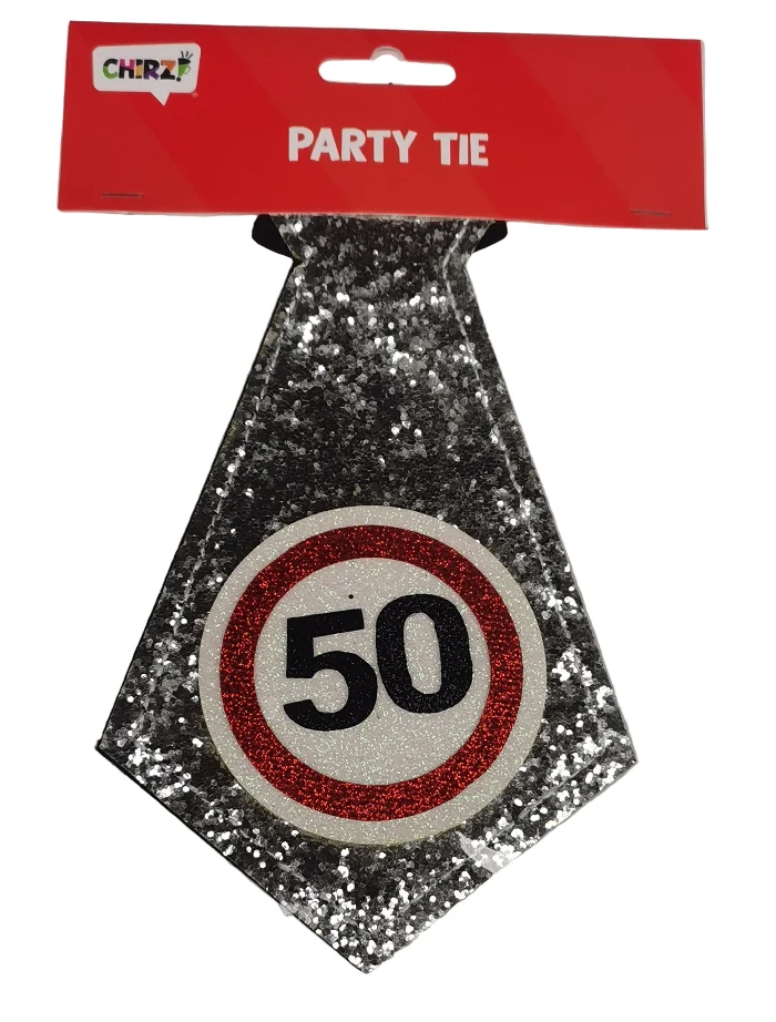 Stropdas 50 jaar verkeersbord