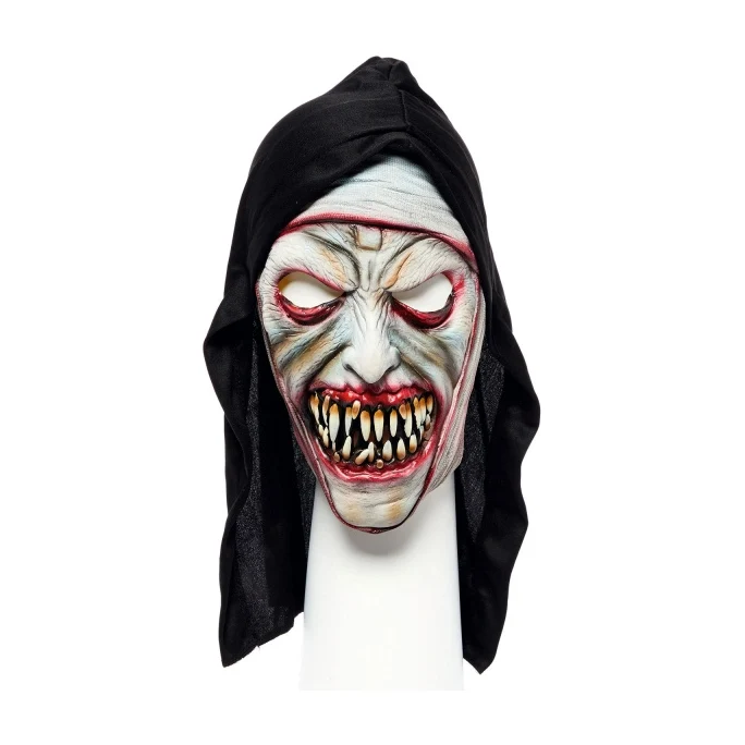 Latex zombie nonnen masker