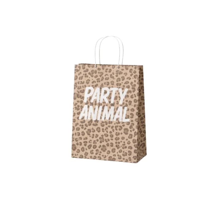 Cadeautasje met panterprint