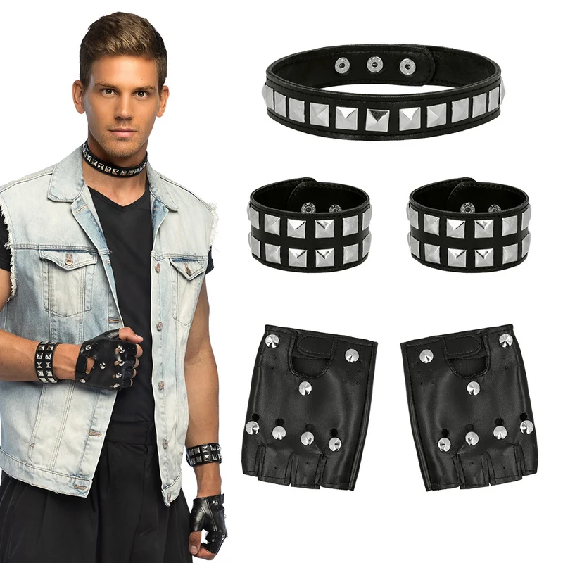 Accessoireset Punk Spikes 80s
