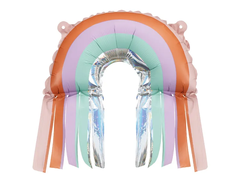 Folieballon Regenboog Met Franjes (38x41cm)
