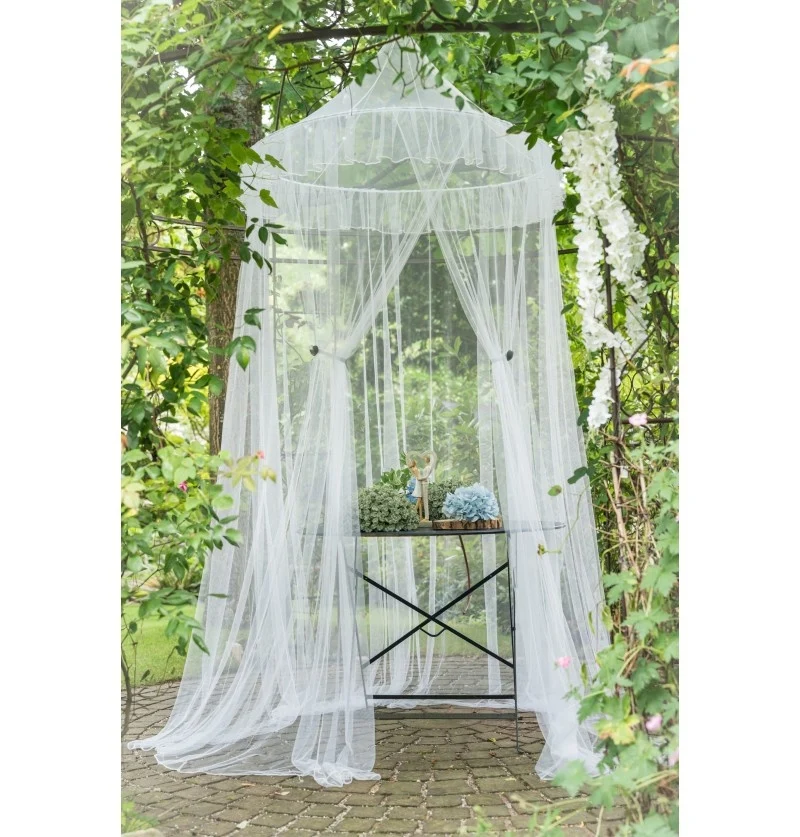 Bruiloft Klamboe Tule Wit (100x230cm)