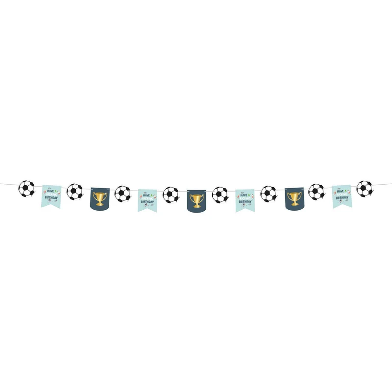 Fantastic Voetbal Vaandel Vlaggenlijn Birthday (6m)