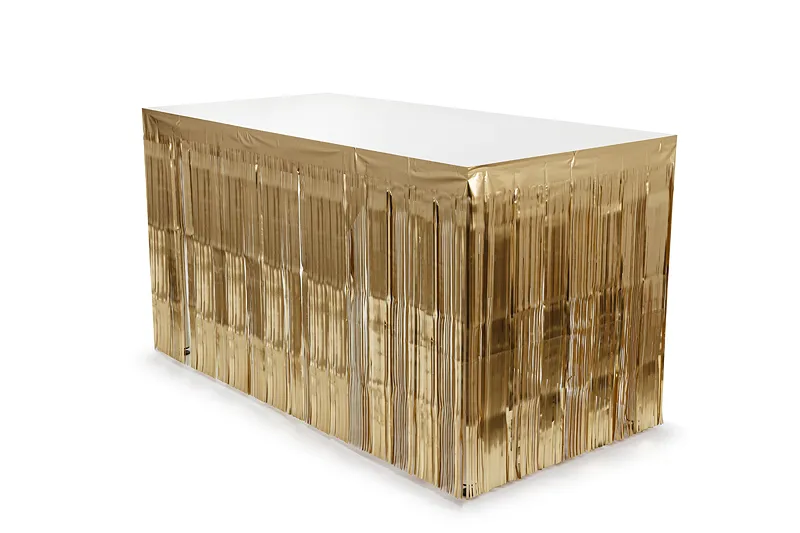 Tafelrok Luxery Gold 300x80cm