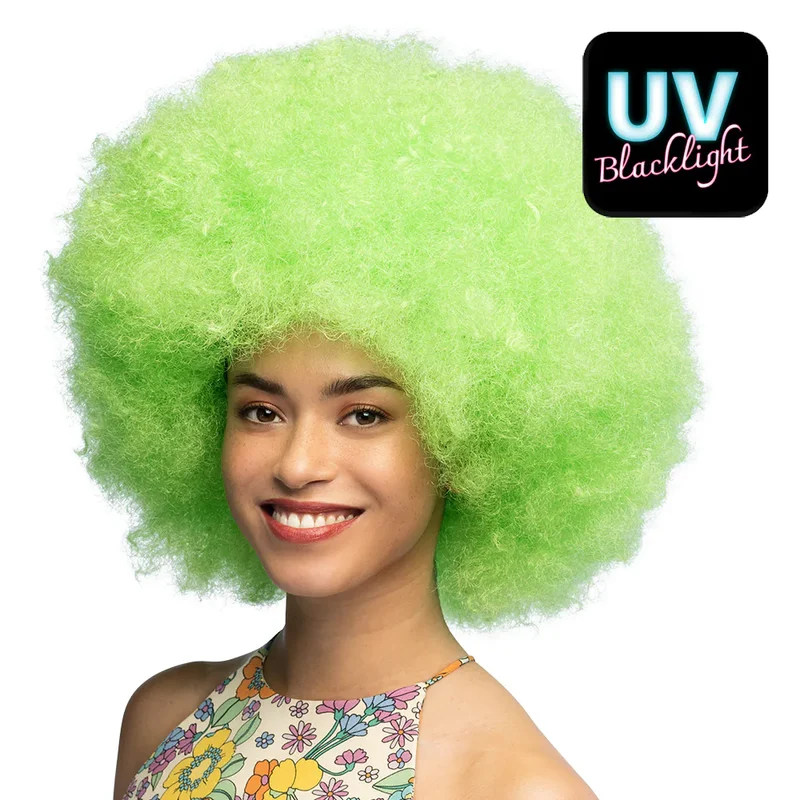 Pruik Sugar Neongroen