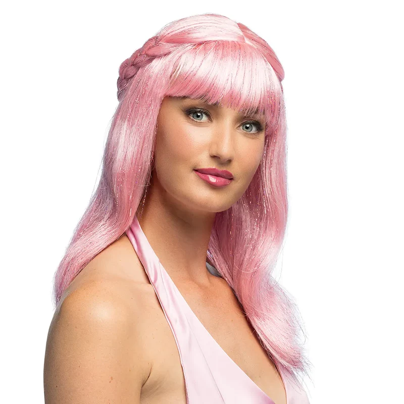 Pruik Pink sweety