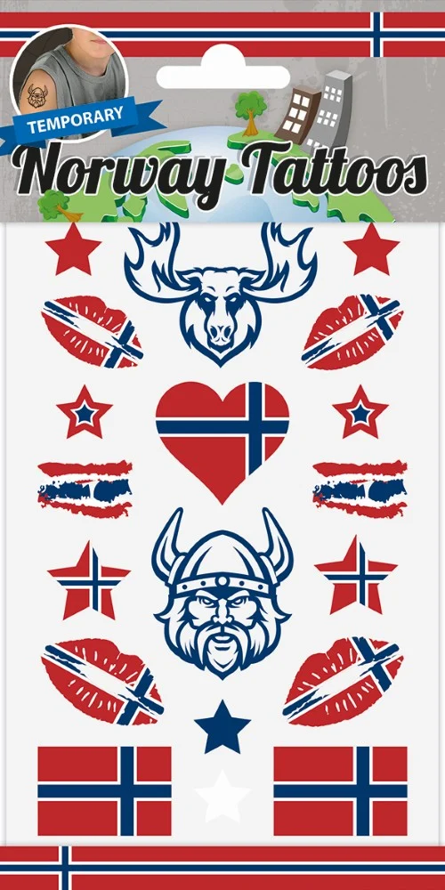 Plaktattoos Noorwegen