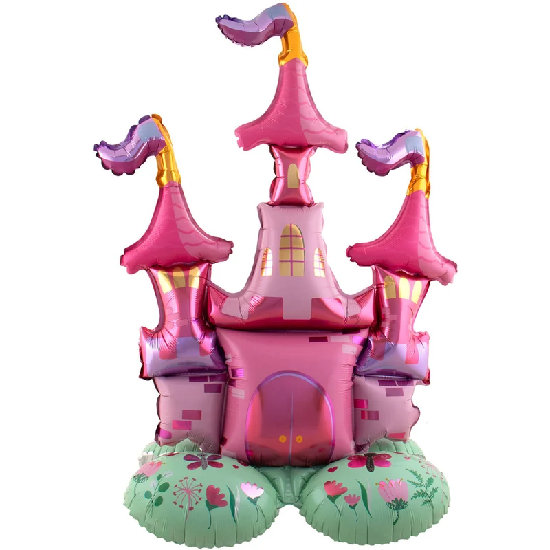 Folieballon Prinsessen Kasteel Staand (65x90cm)