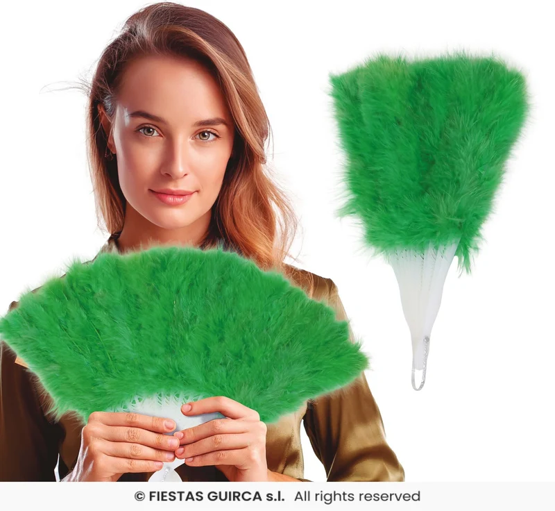 Veren waaier Groen