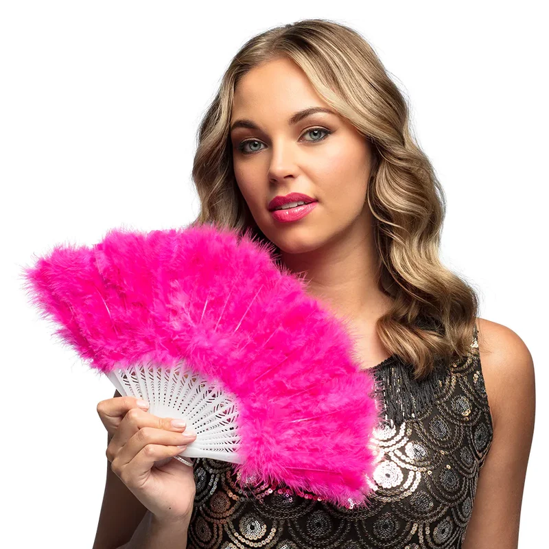 Waaier Flapper Magenta 23cm