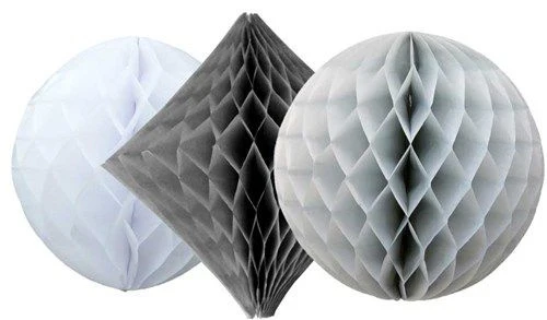 Honeycomb Set Chique Grijs (3st)