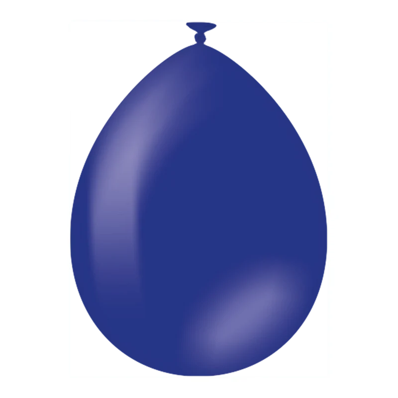 Marine blauwe ballonnen 25 stuks 30cm