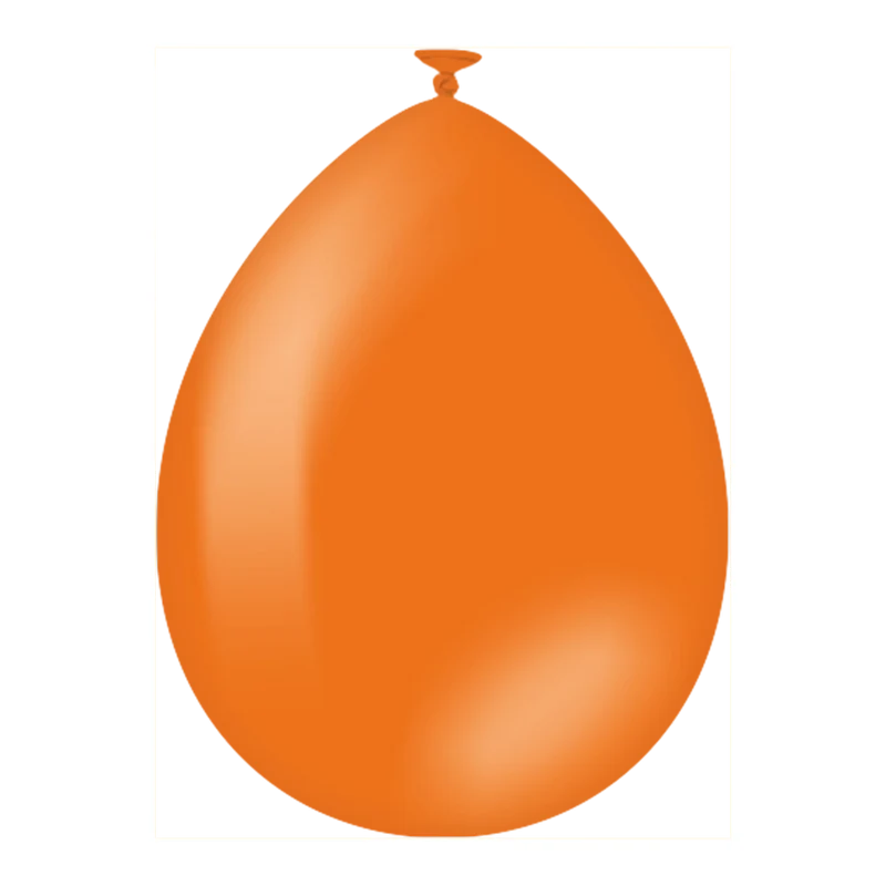 Oranje ballonnen 10 stuks 30cm