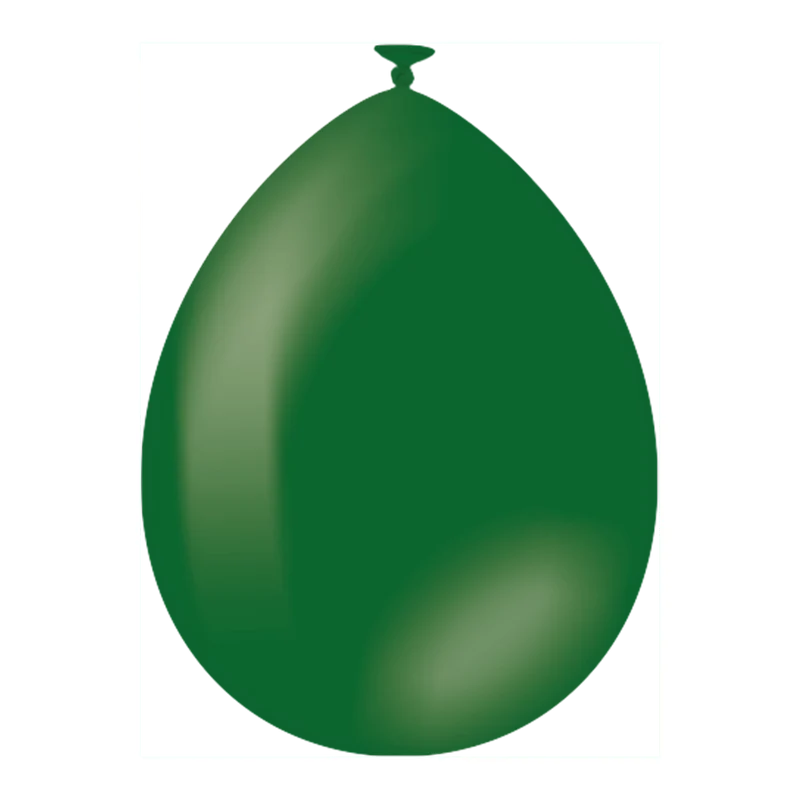 Donker Groene ballonnen 10 stuks 30cm