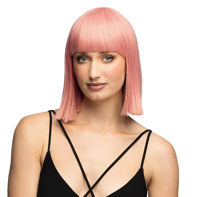 Pruik Djamilla coral pink
