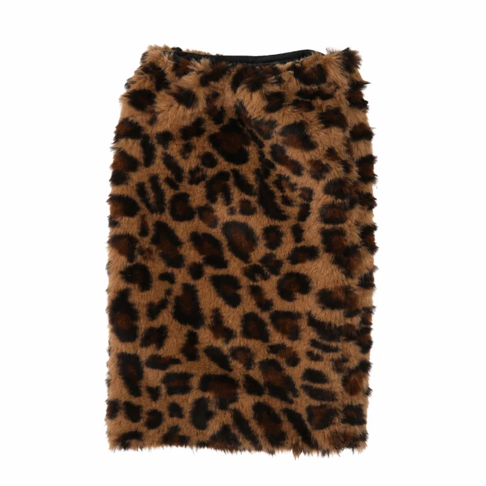 Beenwarmers panter fluffy one size