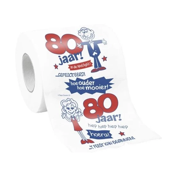 Toiletpapier - 80 jaar