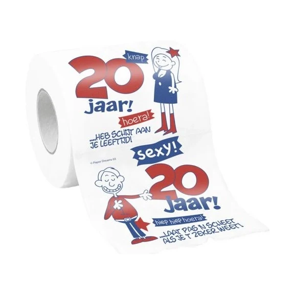 Toiletpapier 20 jaar