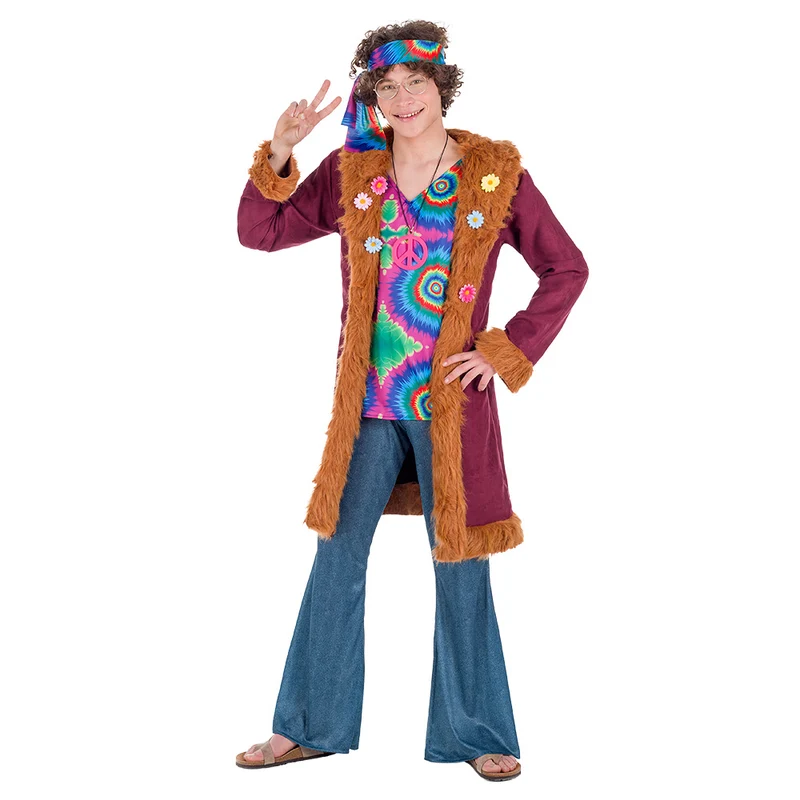 Kostuum Mojo hippie 60s 70s Heren