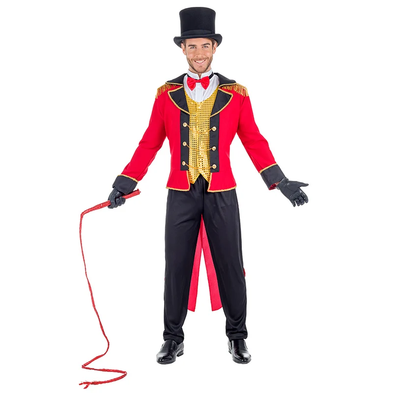 Kostuum Circus director ringmaster Heren