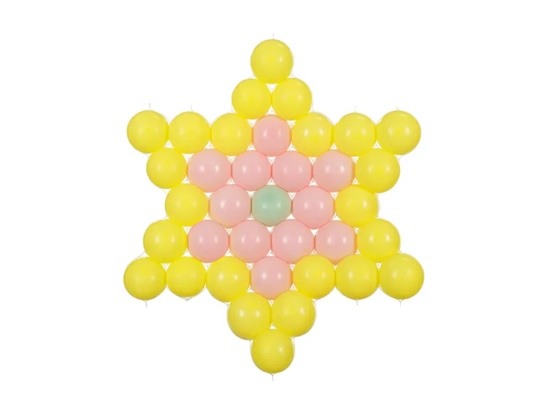Stervormig Ballon Frame Transparant (63x68cm)