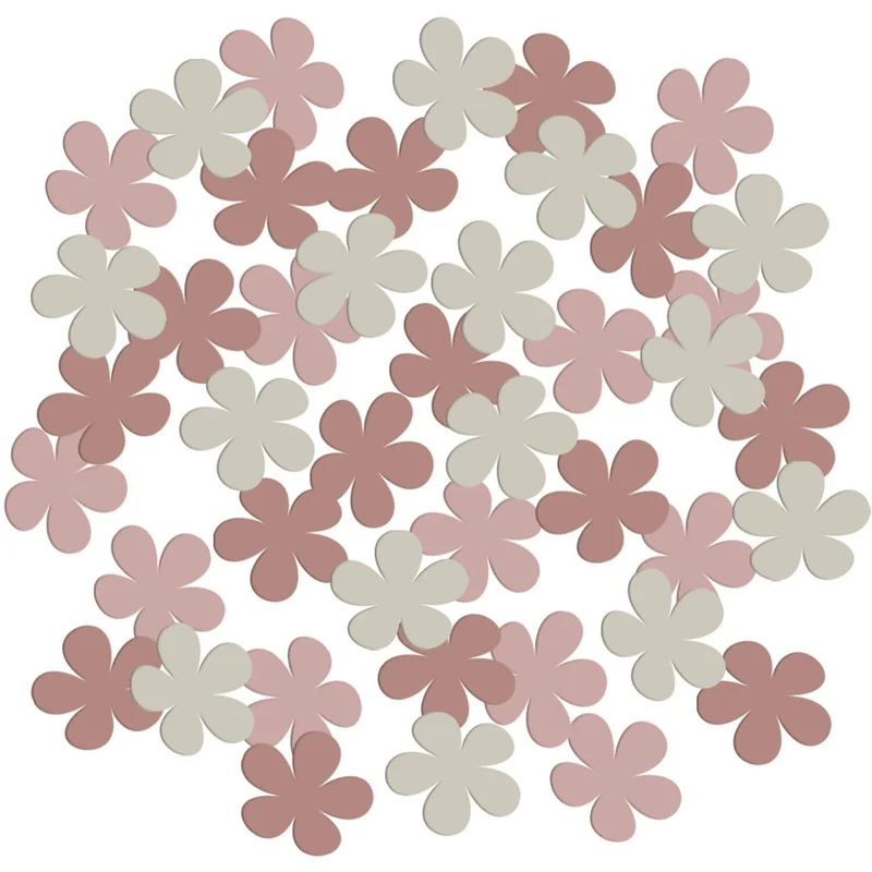Confetti Bloemvorm Blooming Baby Girl (80st)