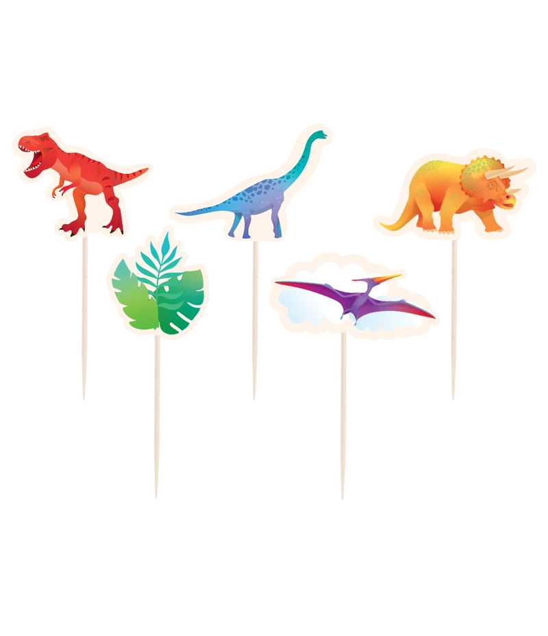 Cocktail Prikkers Dinosaurus (16st)